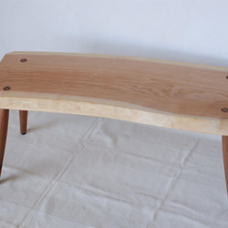 クルミのローテーブル（ベンチ） 2枚目の画像