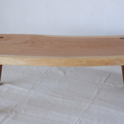 クルミのローテーブル（ベンチ） 3枚目の画像