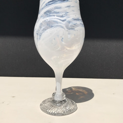 麻炭ガラス 『白煙』赤ワイン用ゴブレット(ヒマラヤ産原種麻炭使用)』 2枚目の画像
