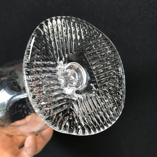 【美品】YUGEN GLASS 麻炭ガラス フリーグラス 3個セット 気泡 高品質の人気 美品】YUGEN GLASS 気泡 3個セット フリーグラス