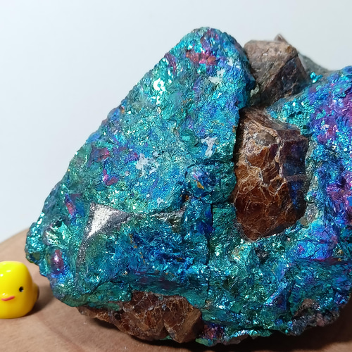 キャルコパイライト Chalcopyrite & ガーネット 原石 天然石 440g