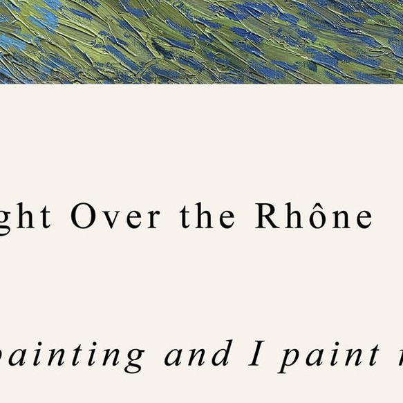 ゴッホ "Starry Night Over the Rhône" / アートポスター 絵画 クオート 夜空 川 星 縦 5枚目の画像