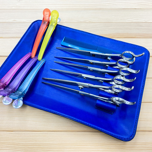 受注製作】6丁用シザートレイ サイズ大 置き型シザーケース その他