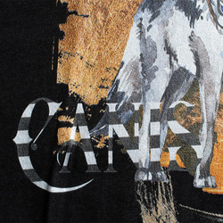 ユニセックスTシャツ【Wolf】メンズ・レディース対応 動物 アニマル ブラックヘザー 6枚目の画像