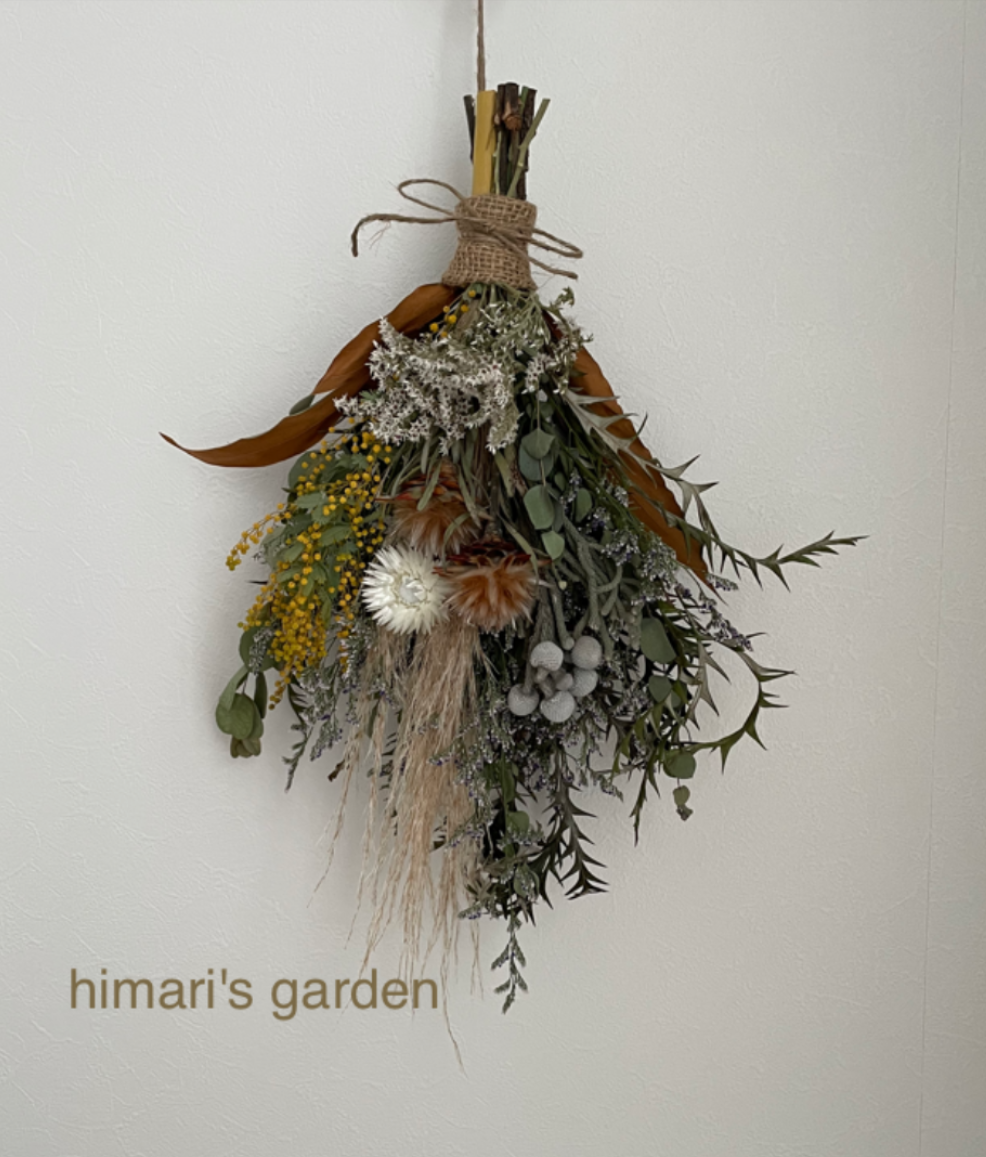 8.ミモザスワッグ カジュアル ネイティブスワッグ ミモザ スワッグ himari's garden 通販