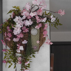 受注製作　枝垂れ桜の壁掛け 6枚目の画像