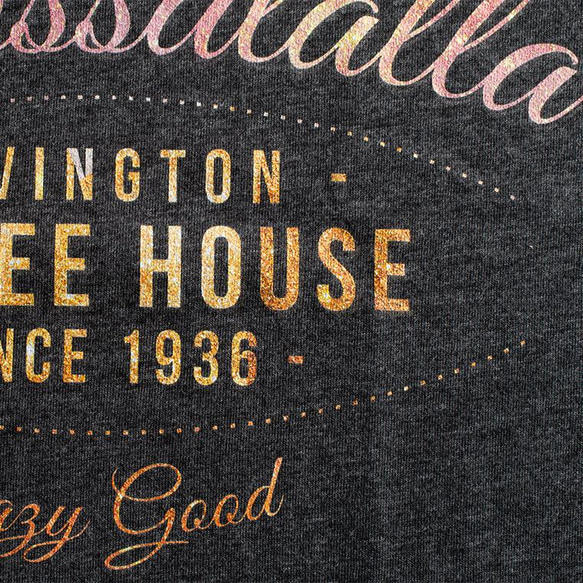 ユニセックスTシャツ【COFFEE HOUSE】メンズ・レディース対応 ヴィンテージロゴデザイン 5枚目の画像