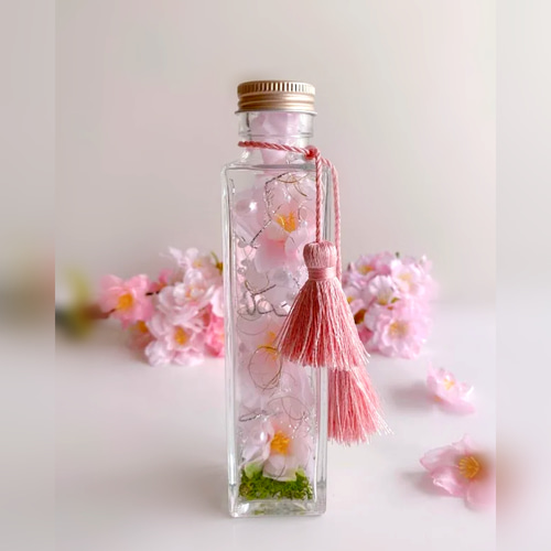 受注制作】たんぽぽハーバリウム™（青系） | zelkova's aroma garden