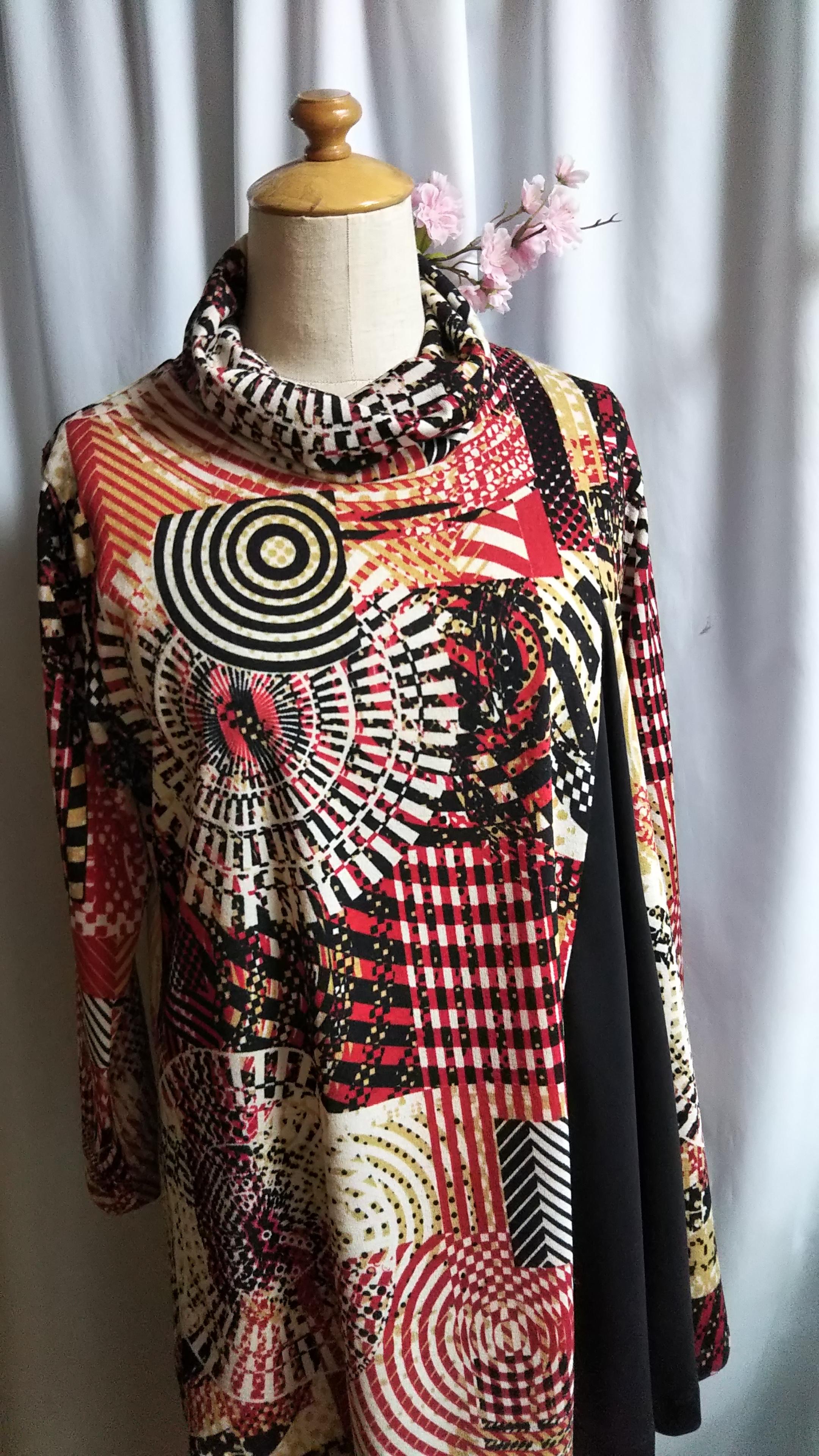 マチ入りチュニック