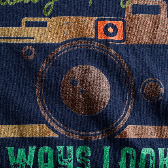ユニセックスTシャツ【Life is like Photography】カメラモチーフ メンズ・レディース対応 3枚目の画像