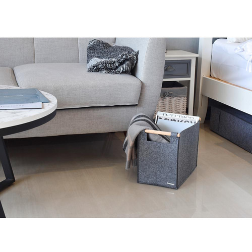 Roommate 収納ボックス フェルト生地 折りたたみ式 北欧スタイル 衣類