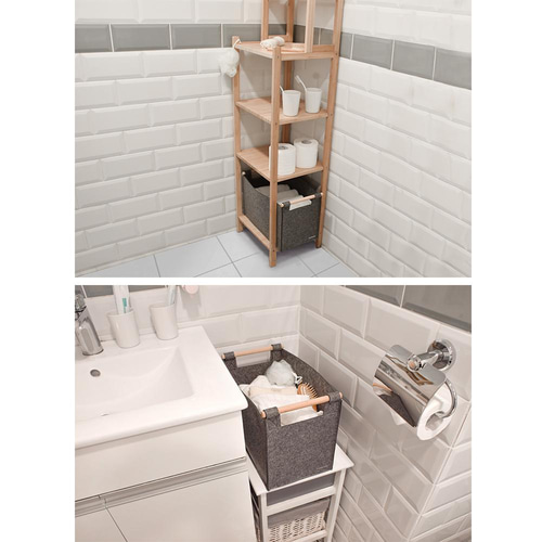 Roommate 収納ボックス フェルト生地 折りたたみ式 北欧スタイル 衣類