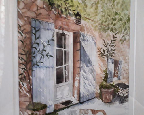 水彩画 日差し 絵画 makochin 通販 13641721｜Creema(クリーマ
