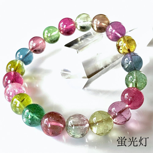 白妙◆マルチカラートルマリンブレスレット✧14kgf 2本限定】 トルマリン マルチカラー ブレスレット 高品質 14kgf 透明