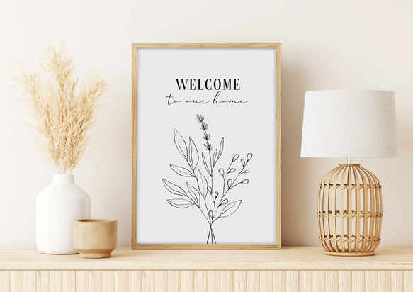 北欧の玄関の装飾画は縦になっています。 北欧の玄関の装飾画は縦になっています。