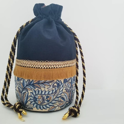 【Bag like an accessary…Navy Paisley】 1枚目の画像