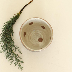 フリーカップ湯呑「水玉A」 3枚目の画像