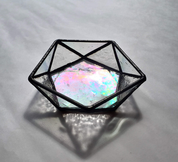 ステンドグラストレー「ダイヤモンドカットー煌めきダイヤモンド」 3枚目の画像