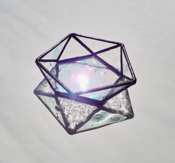 ステンドグラストレー「ダイヤモンドカットー煌めきダイヤモンド」 2枚目の画像