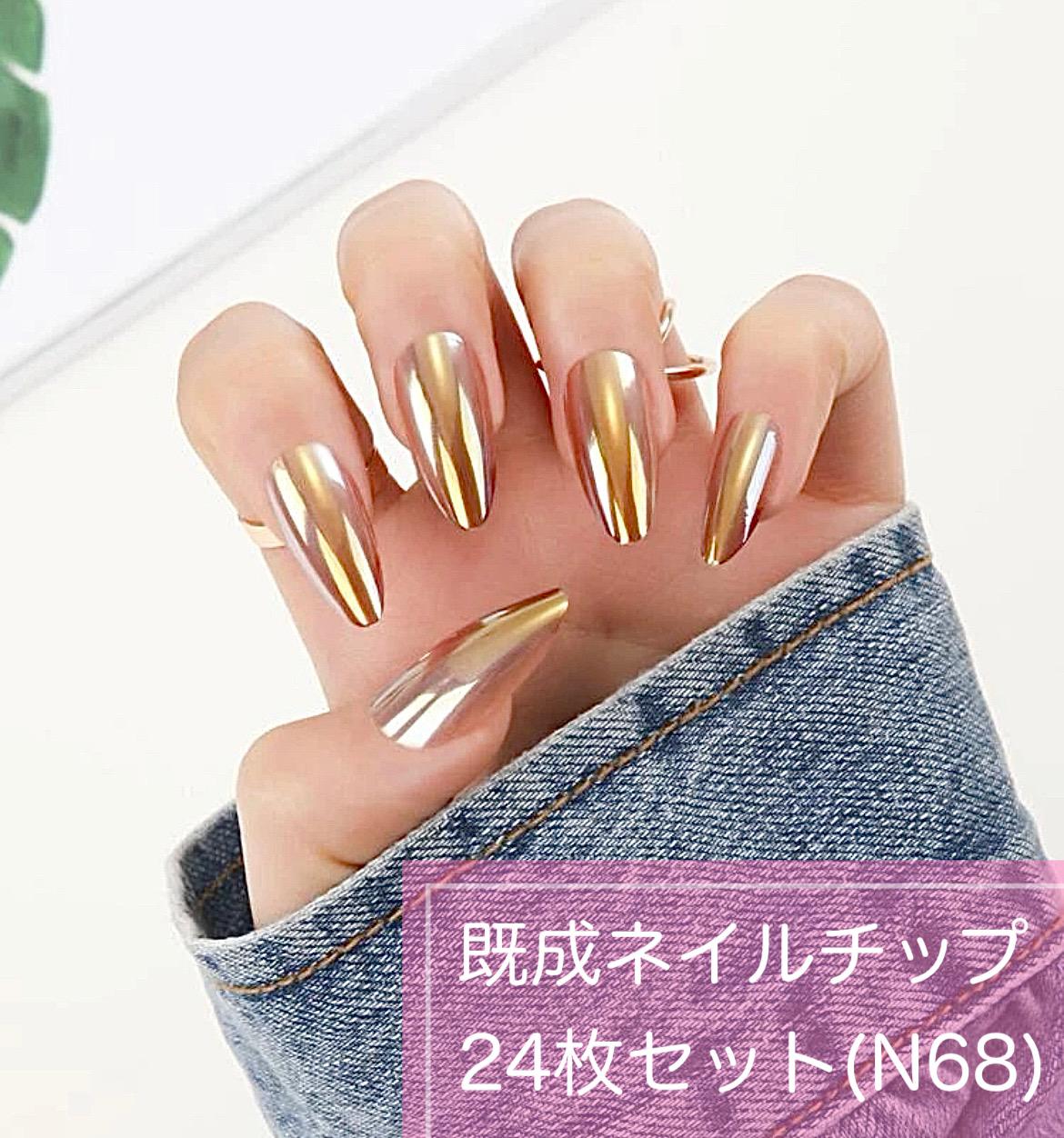 RS RIPINAIL ネイルチップセット 24枚入り #2