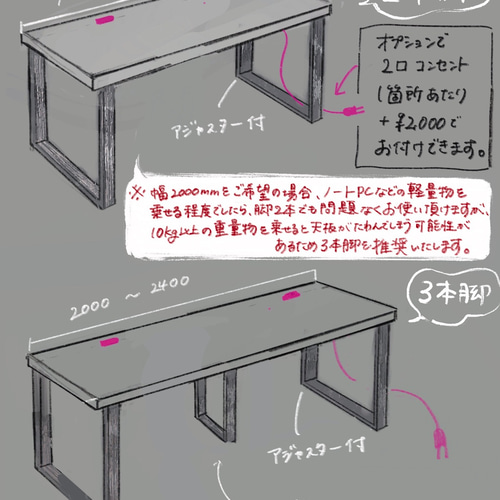 モルタル×アイアン デスク 机・デスク tumugu-kobo 通販 モルタル×アイアン デスク 机・デスク tumugu-kobo 通販