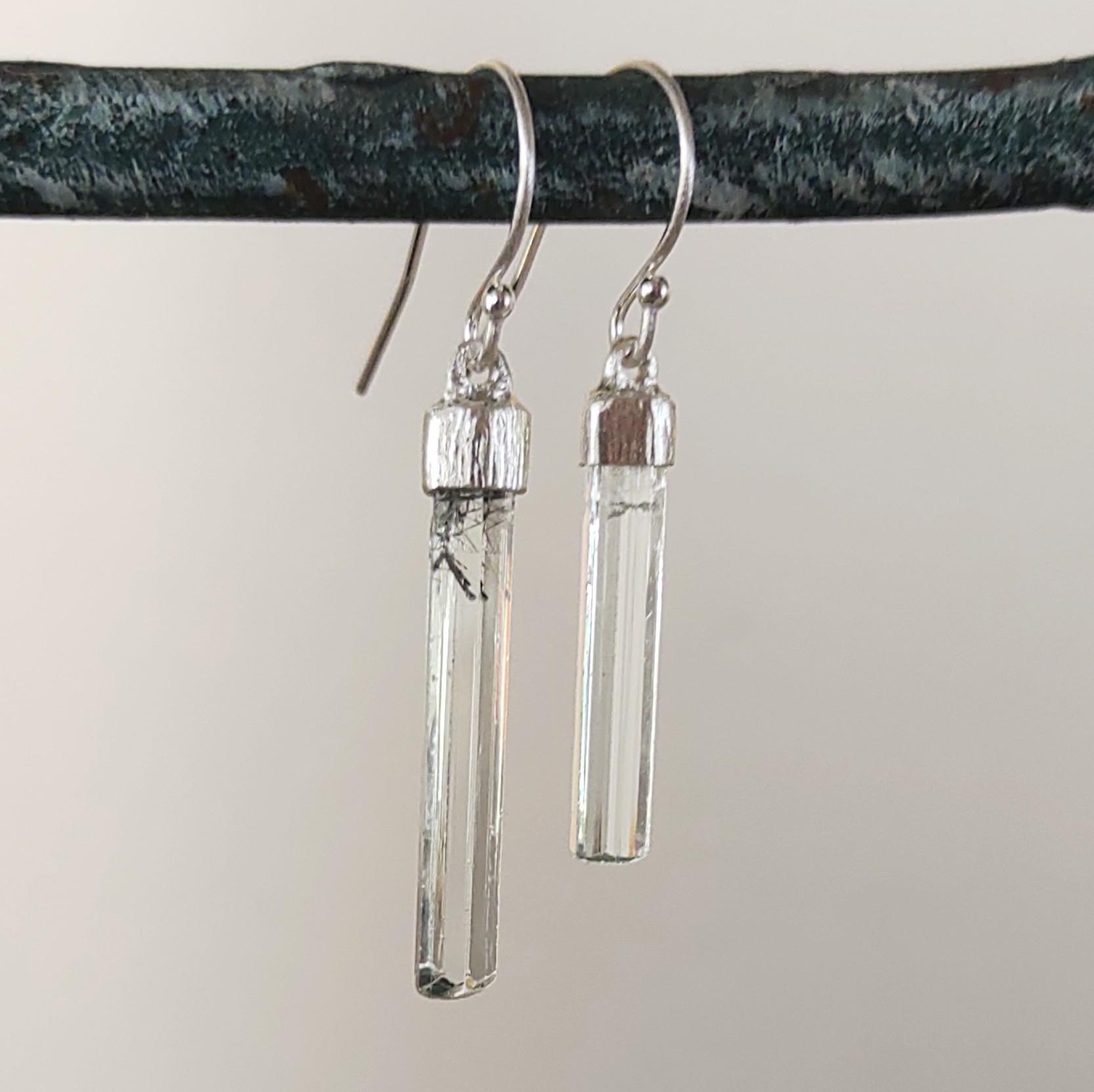 鉱物の表情＊aquamarine 925 pierce 5,850円