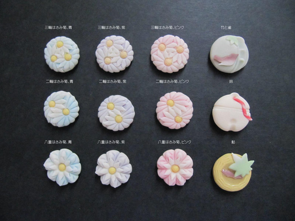 【オーダー】練り切りポニーフック【和菓子風】 4枚目の画像
