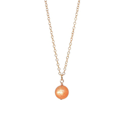 日光項鍊 - 玫瑰金 (14K包金) / Sun Necklace - Rose Gold (14KGF) 第4張的照片