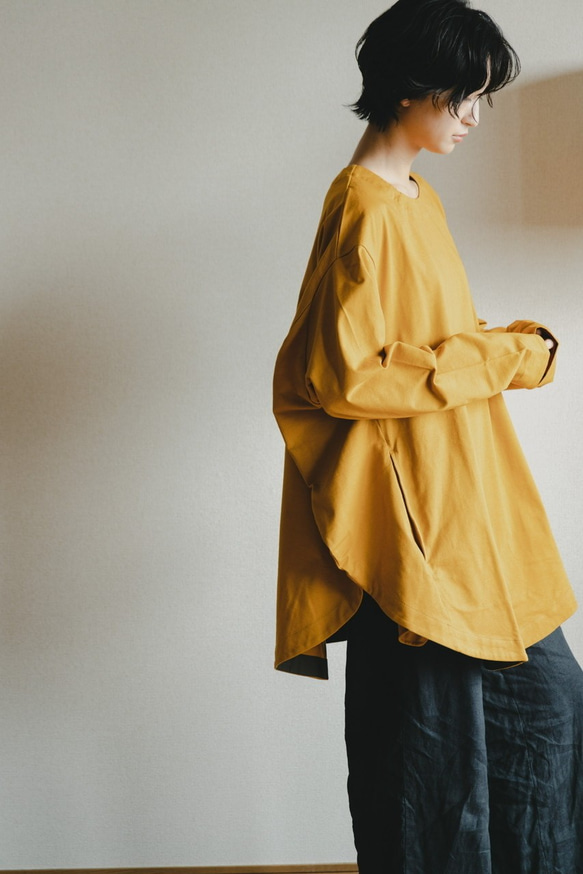 『円環カットソー・長袖』2021Ｖｅｒ．プレーティング天竺 