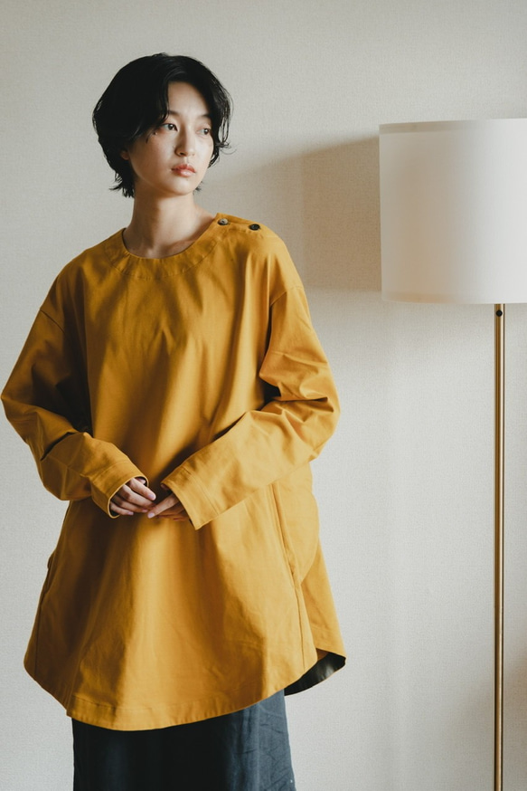 『円環カットソー・長袖』2021Ｖｅｒ．プレーティング天竺 