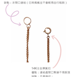 灰月光手鍊 - 玫瑰金 (14K包金) / Grey Moon Bracelet - Rose Gold (14KGF) 第8張的照片