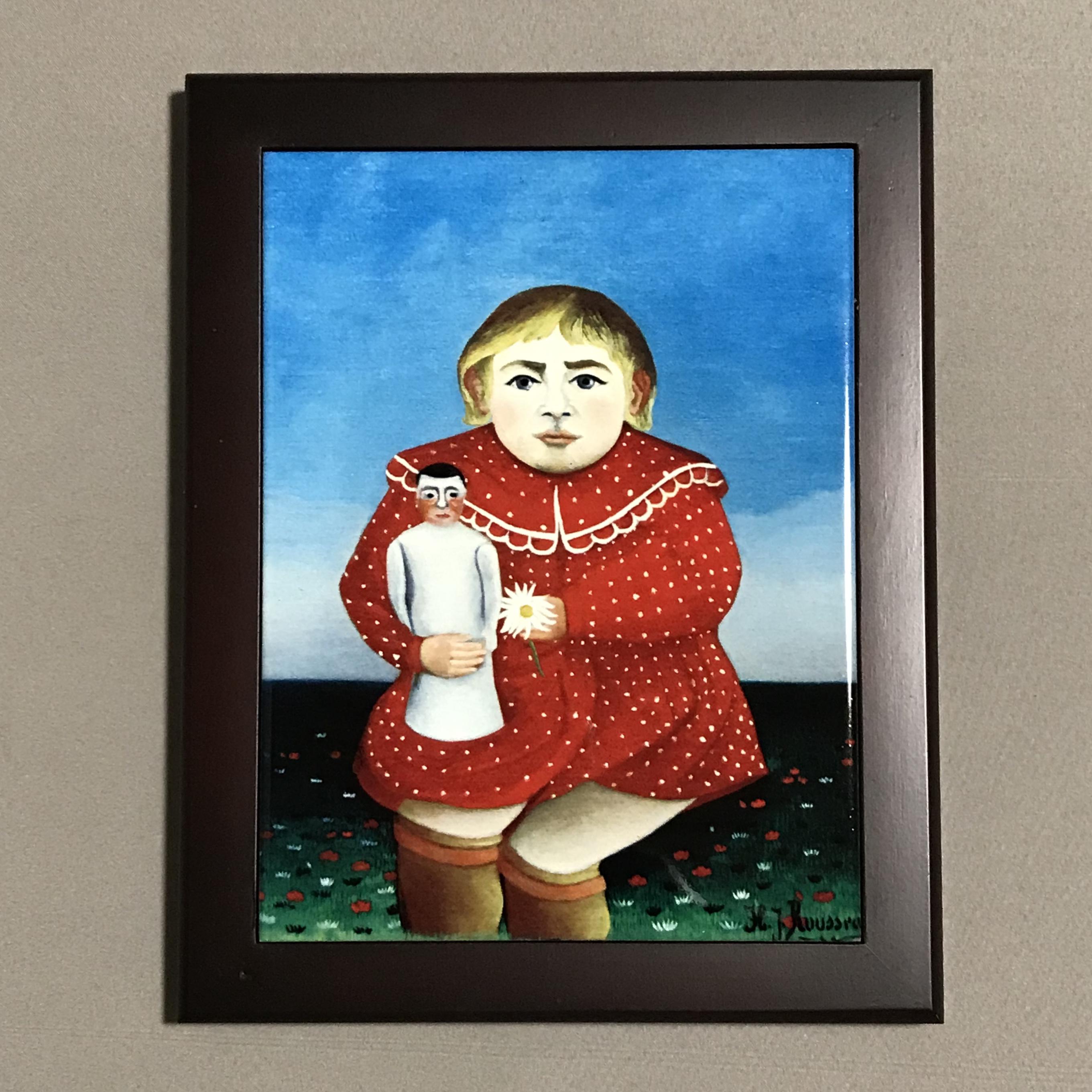 アンリ・ルソー、釣りをする人々、希少な画集画、新品額装付