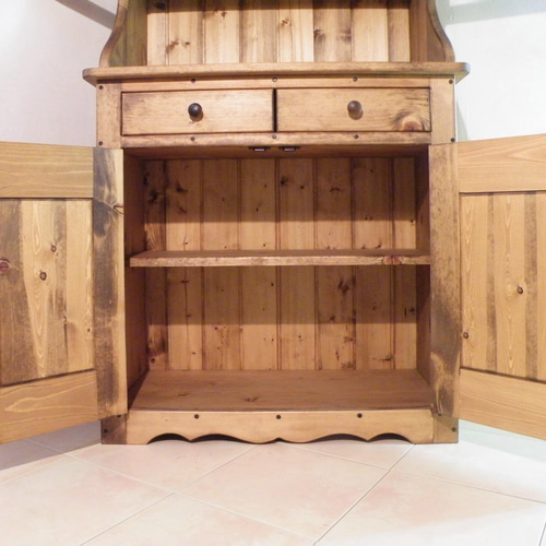 アメリカンカントリー家具　カントリー家具　カップボード アメリカンカントリー カントリー家具 デンバー 120幅カップ