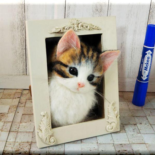 オーダー額縁羊毛フェルト - NEKO-AN'S GALLERY（ねこ庵
