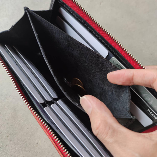 受注生産 オーダーメイド 本革ヌメ革長財布 ロングウォレット 色や仕様 