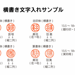 牛角(オランダ水)角先印鑑＆本革手描き一点物「毛糸と猫」印鑑ケースセット 太さ12㎜×長さ60㎜(銀行印・認印サイズ) 11枚目の画像