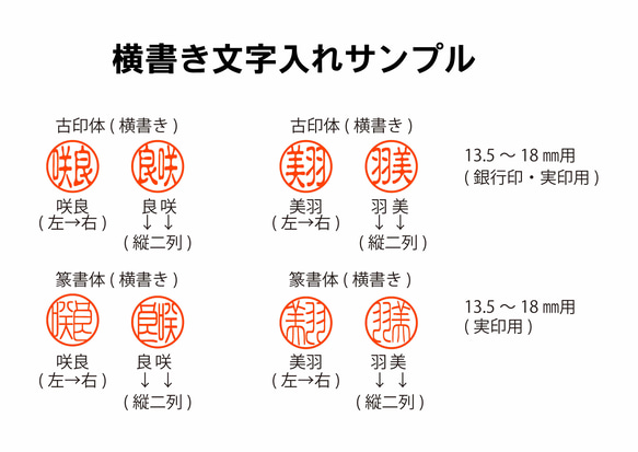 牛角(オランダ水)角先印鑑＆本革手描き一点物「毛糸と猫」印鑑ケースセット 太さ12㎜×長さ60㎜(銀行印・認印サイズ) 11枚目の画像