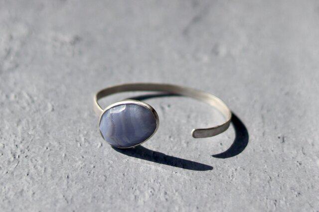 ブルーレースアゲートのバングル