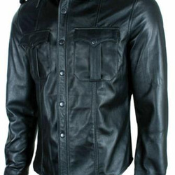 羊革フルスリーブシャツ Sheep Leather Full Sleeves Shirt 2枚目の画像