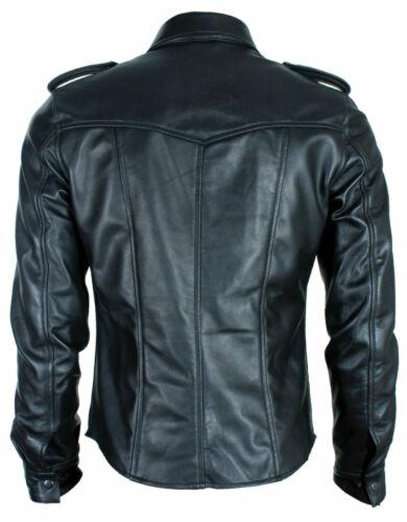 羊革フルスリーブシャツ Sheep Leather Full Sleeves Shirt 3枚目の画像