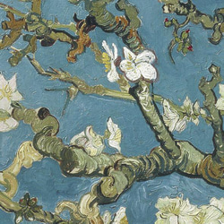 ゴッホ "Almond blossom" / 花咲くアーモンドの木の枝 アートポスター 絵画 クオート 縦長 名言 3枚目の画像