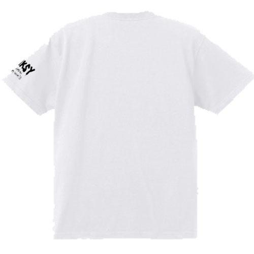 S～3XL/5ozバンクシー】花束を投げる袖プリントおもしろメンズT