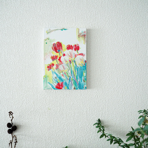 絵画 chulip. 原画】チューリップの絵 絵画 Hang 通販 13644940｜Creema(クリーマ)