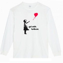 【★新品タグ付き★】 Banksy バンクシー 長袖シャツ 風船と少女 b23bbaed9eeaaec4e5ac4ab83fd7d3