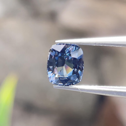 スピネルルース ブルースピネル 1.23カラット クッションカット 美しいブルーカラーの天然宝石 スリランカ 原産 2枚目の画像