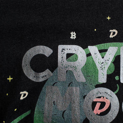 ユニセックスTシャツ【CRYPTO MOON】メンズ・レディース対応 3枚目の画像