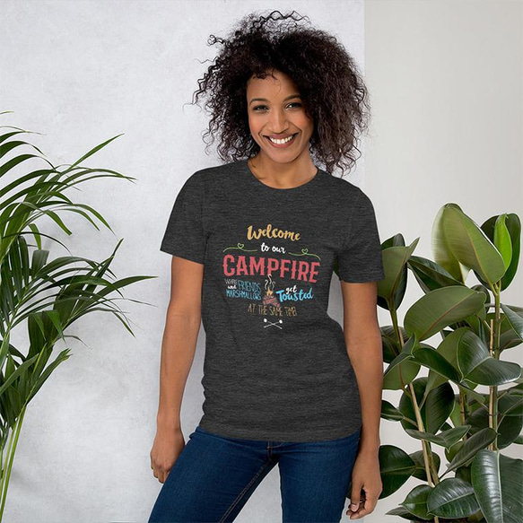 ユニセックスTシャツ【CAMPFIRE】メンズ・レディース対応 6枚目の画像