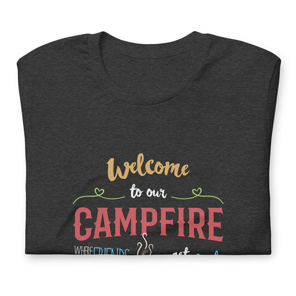 ユニセックスTシャツ【CAMPFIRE】メンズ・レディース対応 10枚目の画像