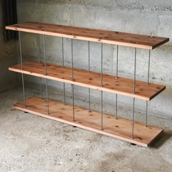 無垢材でつくったシェルフ880*1400*200 棚・シェルフ・ラック B style