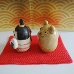 金太郎とくま　E　五月人形　端午の節句　こどもの日　陶器 3枚目の画像